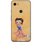 Betty Boop With Puppy Orange Background Google Pixel 3a XL Skin